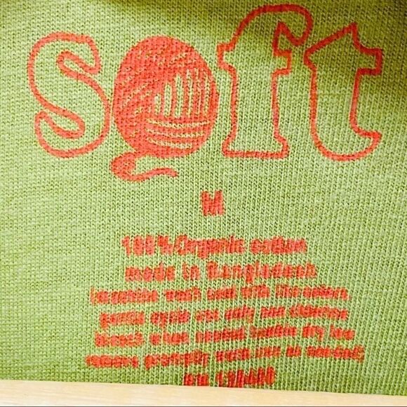 Soft Brand Organic snaps Blue Green Suit Jacket M - Picture 6 of 6